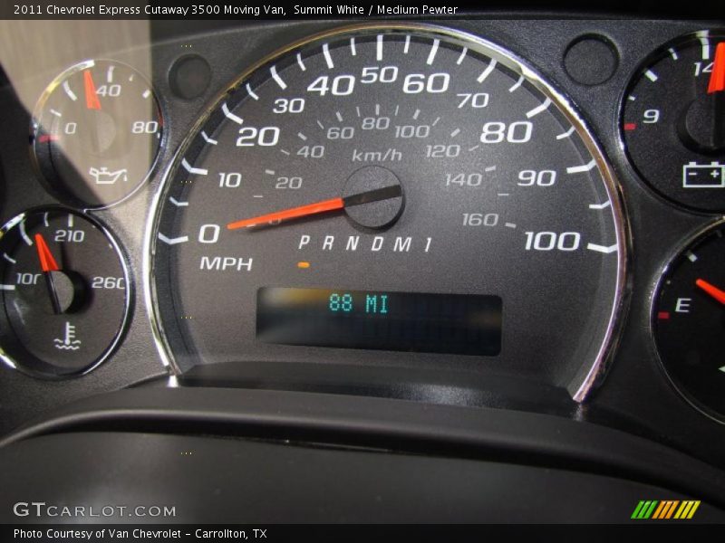 Summit White / Medium Pewter 2011 Chevrolet Express Cutaway 3500 Moving Van