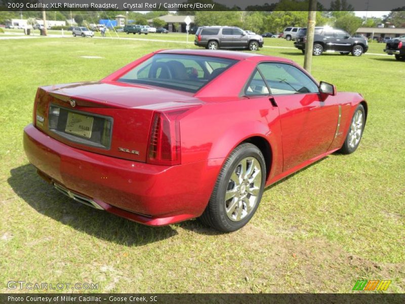 Crystal Red / Cashmere/Ebony 2009 Cadillac XLR Platinum Roadster