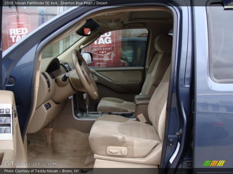 Silverton Blue Pearl / Desert 2005 Nissan Pathfinder SE 4x4
