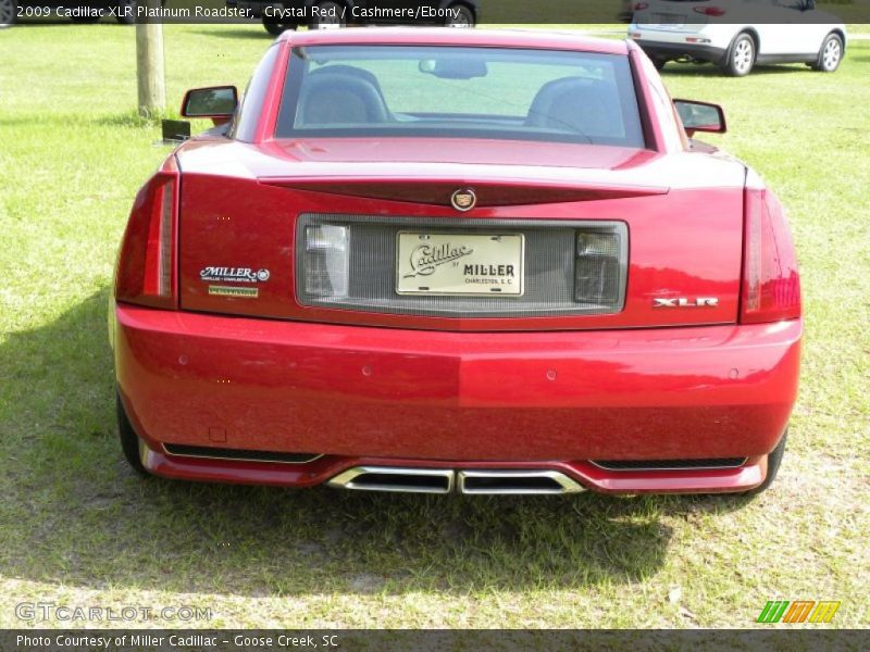 Crystal Red / Cashmere/Ebony 2009 Cadillac XLR Platinum Roadster