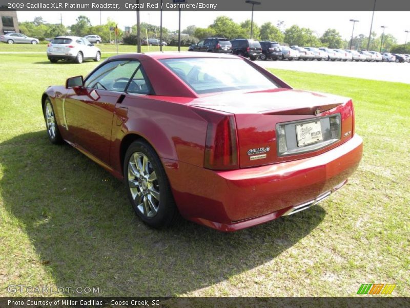 Crystal Red / Cashmere/Ebony 2009 Cadillac XLR Platinum Roadster