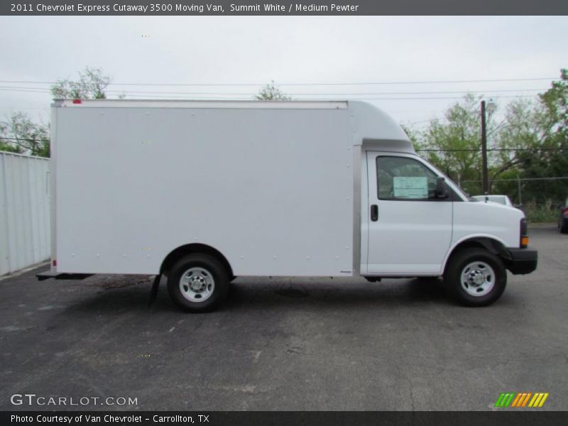 Summit White / Medium Pewter 2011 Chevrolet Express Cutaway 3500 Moving Van
