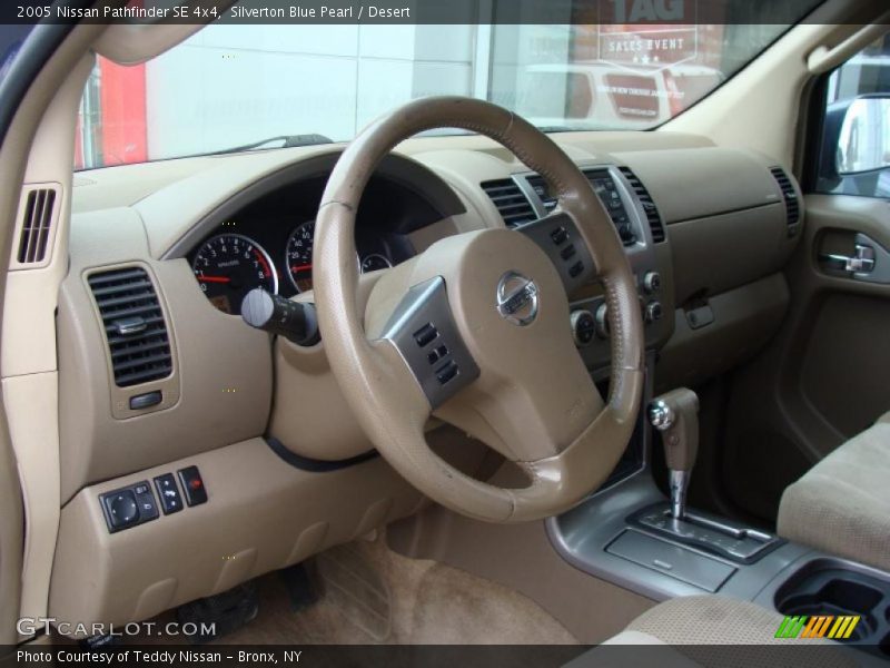 Silverton Blue Pearl / Desert 2005 Nissan Pathfinder SE 4x4
