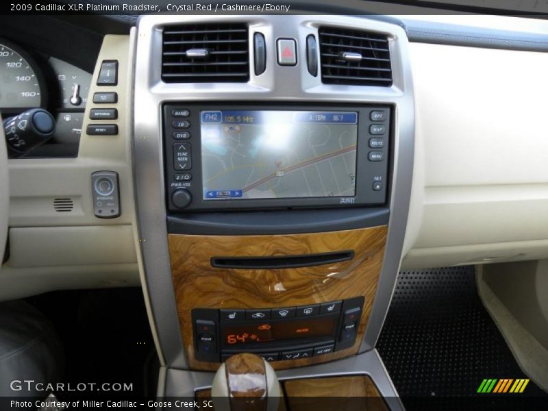 Navigation of 2009 XLR Platinum Roadster