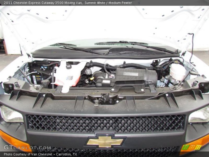 Summit White / Medium Pewter 2011 Chevrolet Express Cutaway 3500 Moving Van