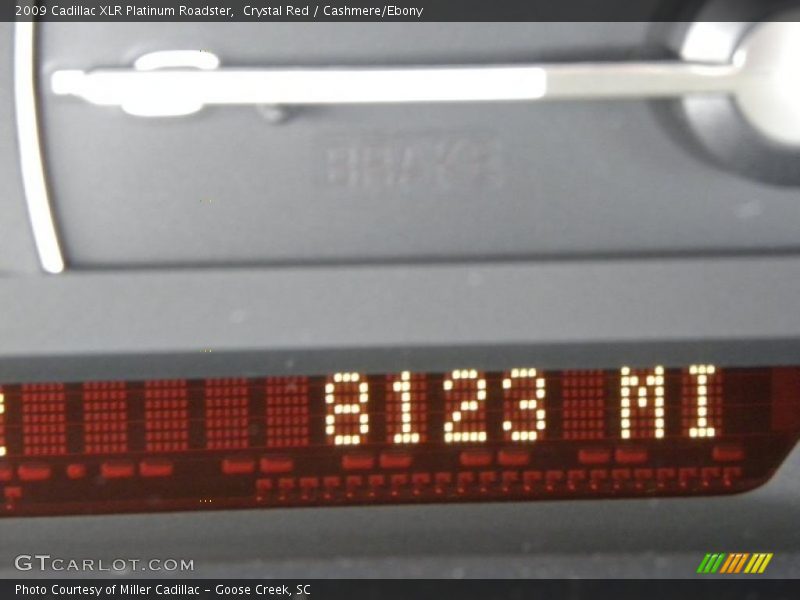 Crystal Red / Cashmere/Ebony 2009 Cadillac XLR Platinum Roadster