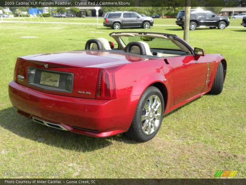 Crystal Red / Cashmere/Ebony 2009 Cadillac XLR Platinum Roadster