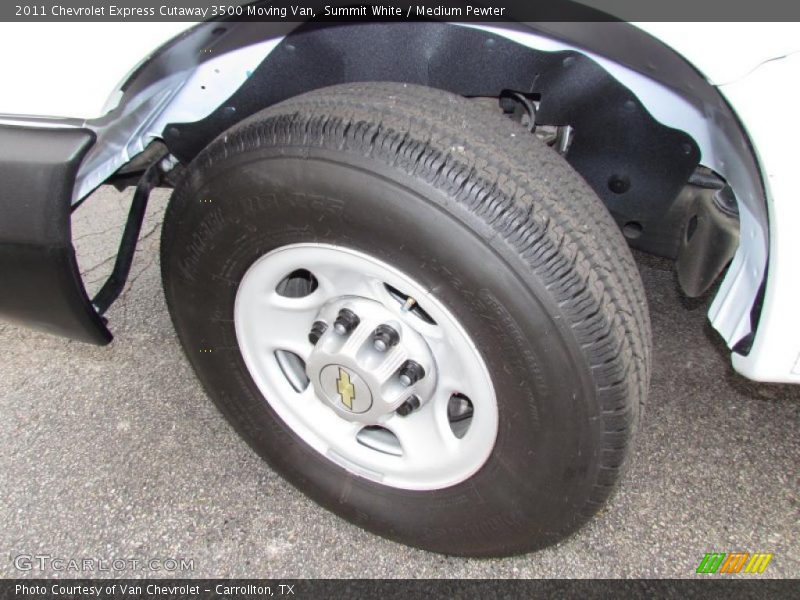 Summit White / Medium Pewter 2011 Chevrolet Express Cutaway 3500 Moving Van