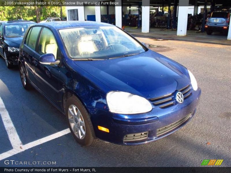 Shadow Blue Metallic / Pure Beige 2006 Volkswagen Rabbit 4 Door