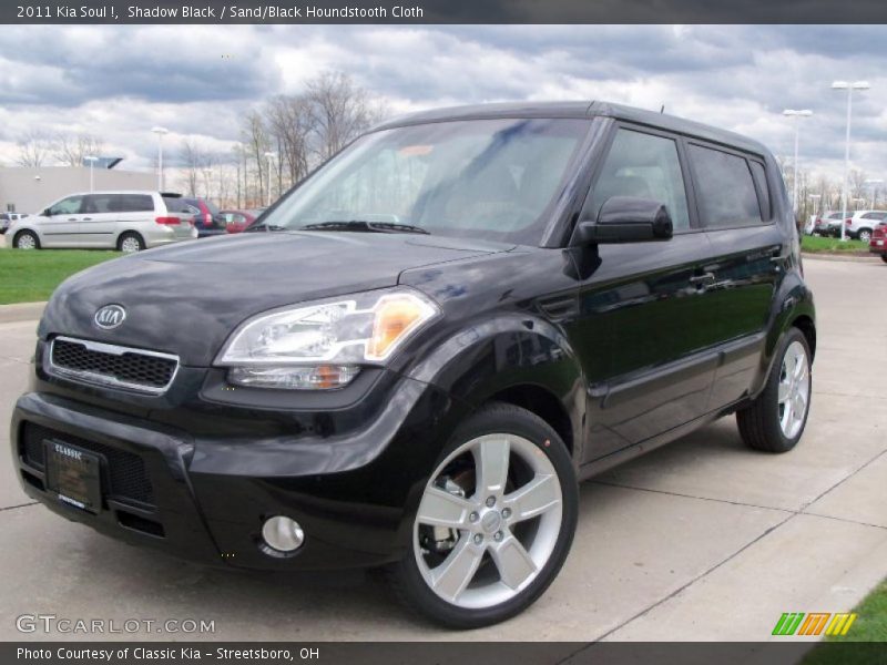 Shadow Black / Sand/Black Houndstooth Cloth 2011 Kia Soul !