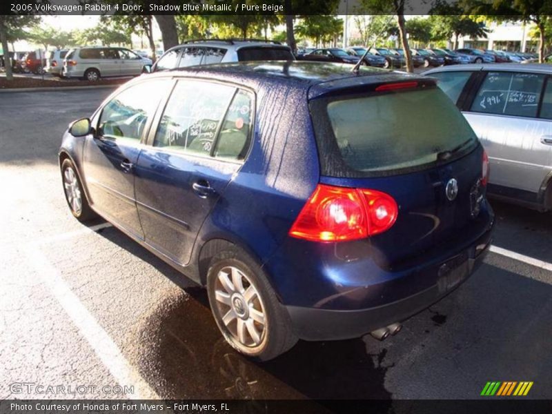Shadow Blue Metallic / Pure Beige 2006 Volkswagen Rabbit 4 Door