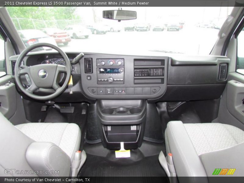 Dashboard of 2011 Express LS 3500 Passenger Van
