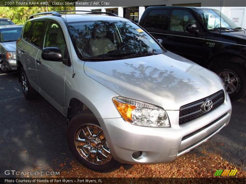 Classic Silver Metallic / Ash Gray 2007 Toyota RAV4 4WD