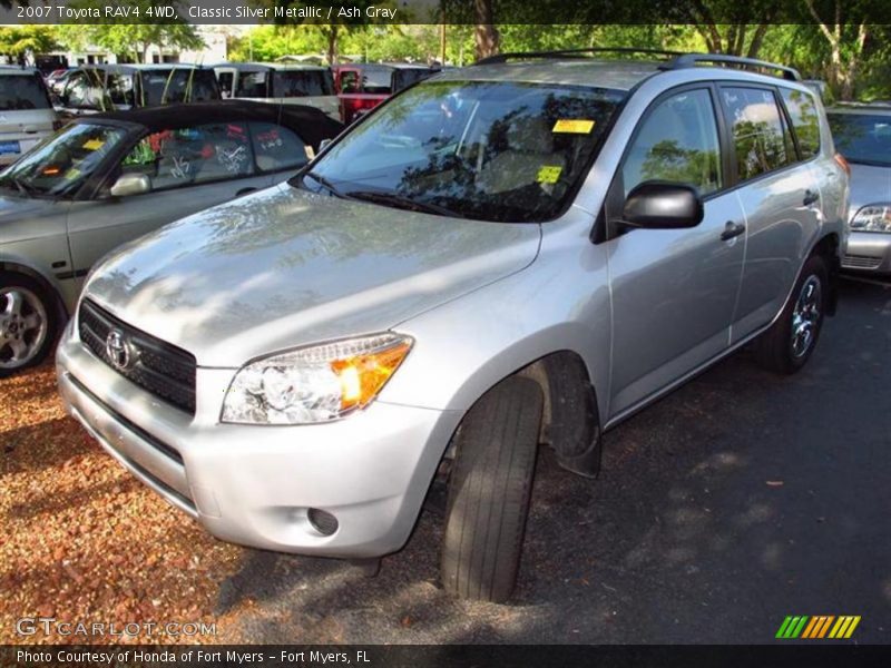 Classic Silver Metallic / Ash Gray 2007 Toyota RAV4 4WD