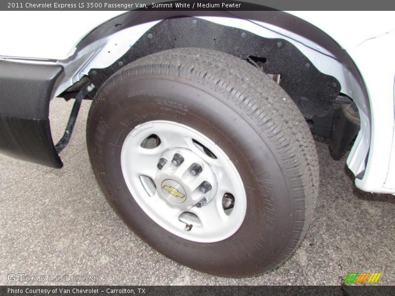 Summit White / Medium Pewter 2011 Chevrolet Express LS 3500 Passenger Van