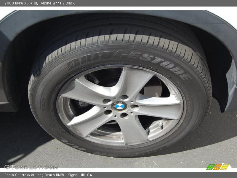 Alpine White / Black 2008 BMW X5 4.8i