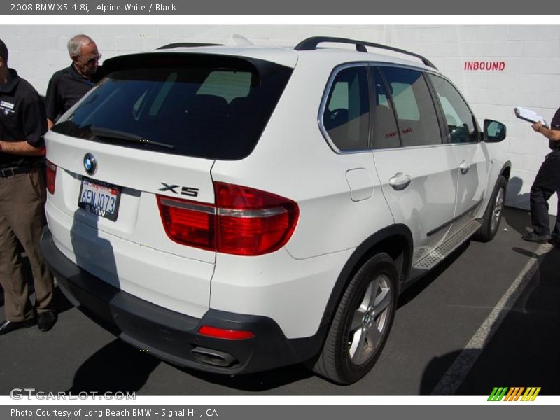 Alpine White / Black 2008 BMW X5 4.8i
