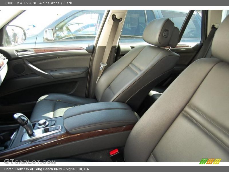 Alpine White / Black 2008 BMW X5 4.8i