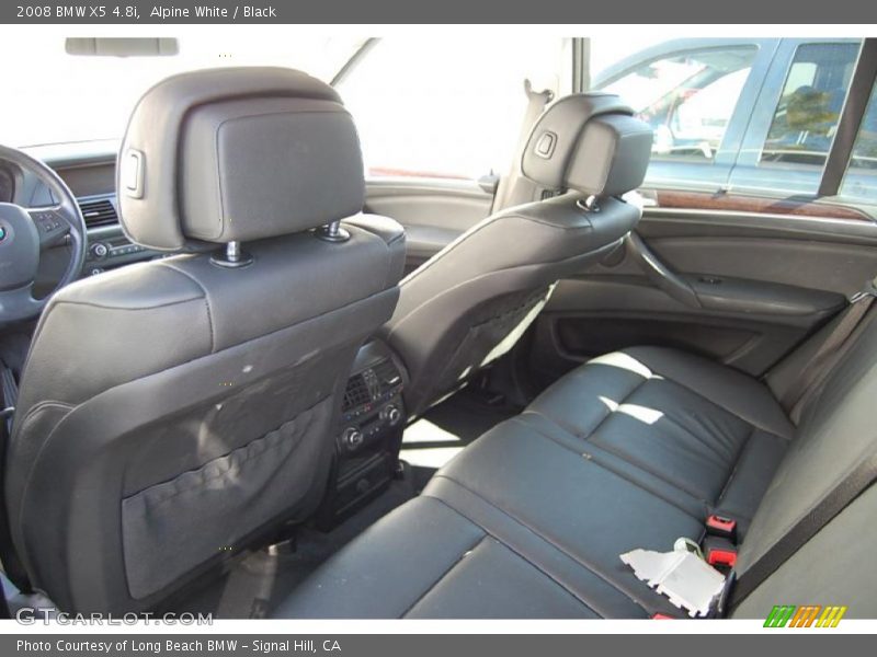 Alpine White / Black 2008 BMW X5 4.8i