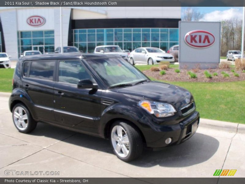 Shadow Black / Sand/Black Houndstooth Cloth 2011 Kia Soul !