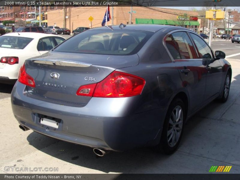 Lakeshore Slate Light Blue / Graphite 2008 Infiniti G 35 x Sedan