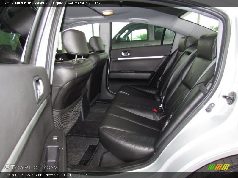 Liquid Silver Metallic / Black 2007 Mitsubishi Galant SE