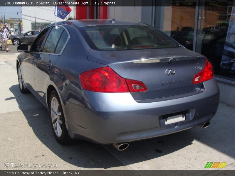 Lakeshore Slate Light Blue / Graphite 2008 Infiniti G 35 x Sedan