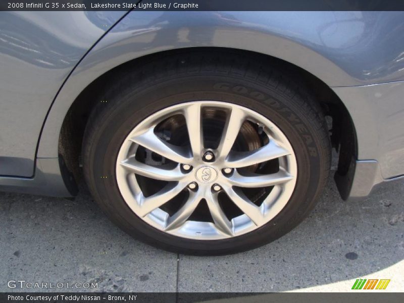 Lakeshore Slate Light Blue / Graphite 2008 Infiniti G 35 x Sedan