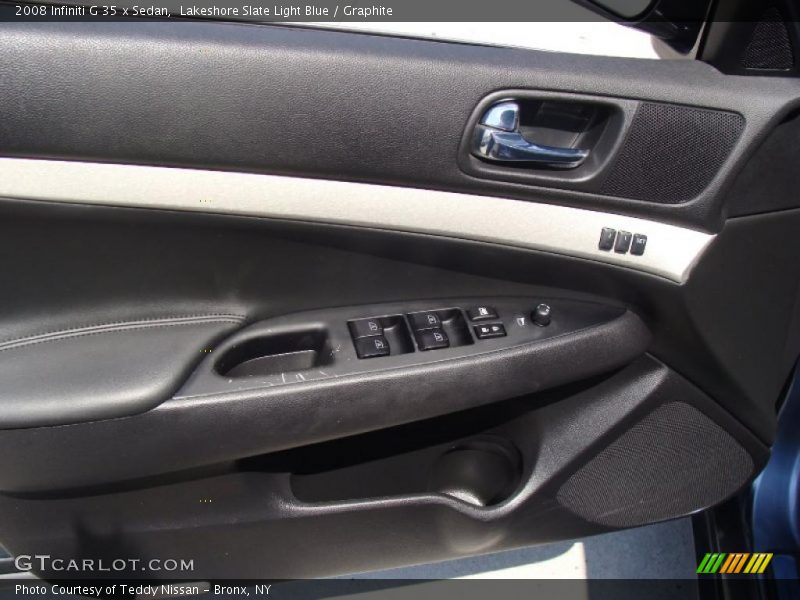 Lakeshore Slate Light Blue / Graphite 2008 Infiniti G 35 x Sedan