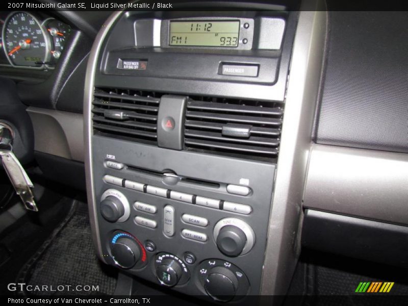 Liquid Silver Metallic / Black 2007 Mitsubishi Galant SE
