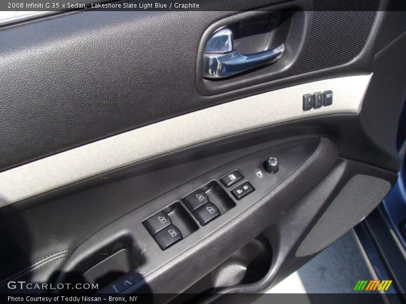 Lakeshore Slate Light Blue / Graphite 2008 Infiniti G 35 x Sedan