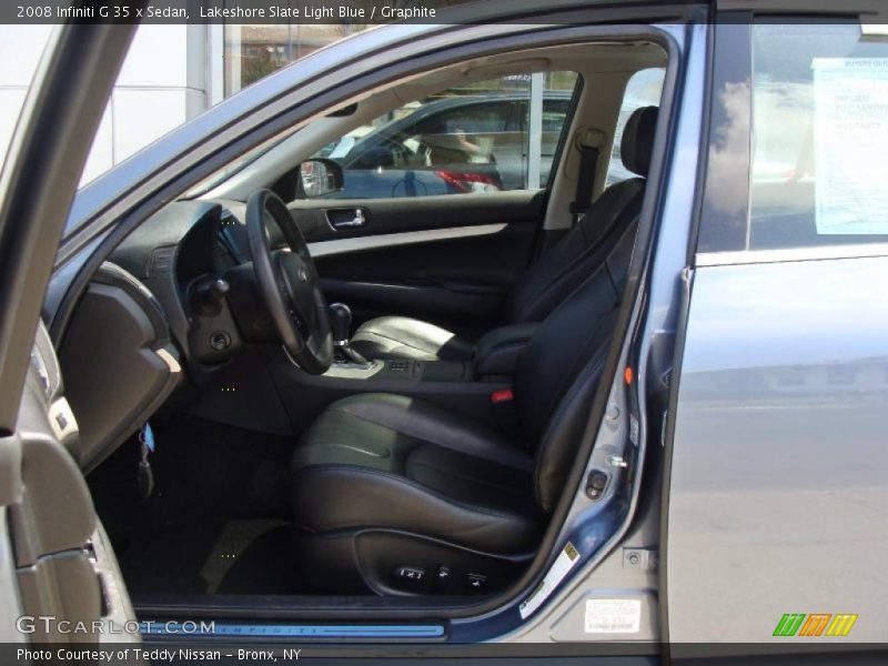 Lakeshore Slate Light Blue / Graphite 2008 Infiniti G 35 x Sedan