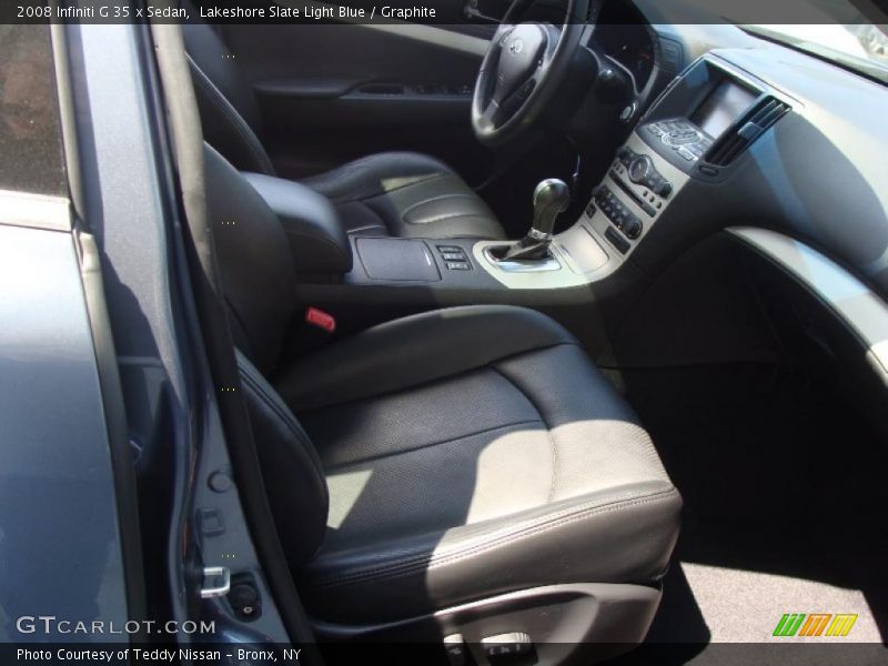 Lakeshore Slate Light Blue / Graphite 2008 Infiniti G 35 x Sedan
