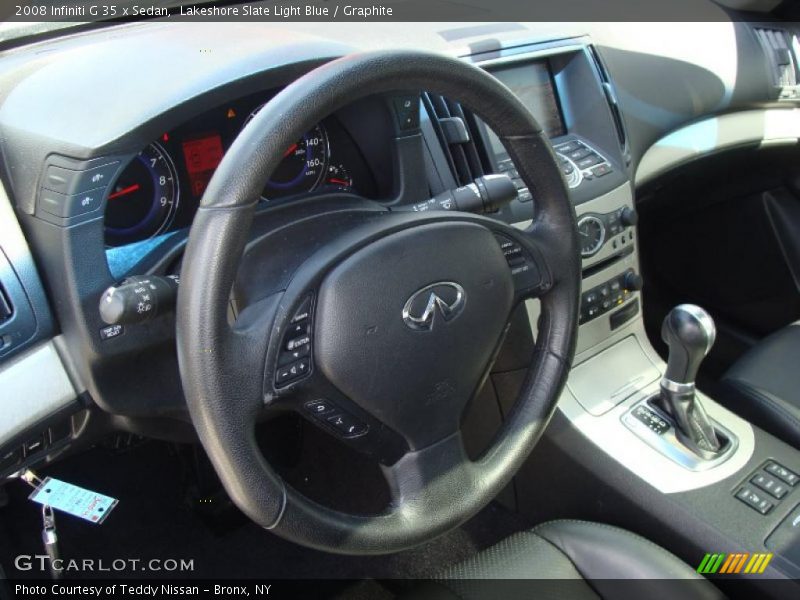 Lakeshore Slate Light Blue / Graphite 2008 Infiniti G 35 x Sedan
