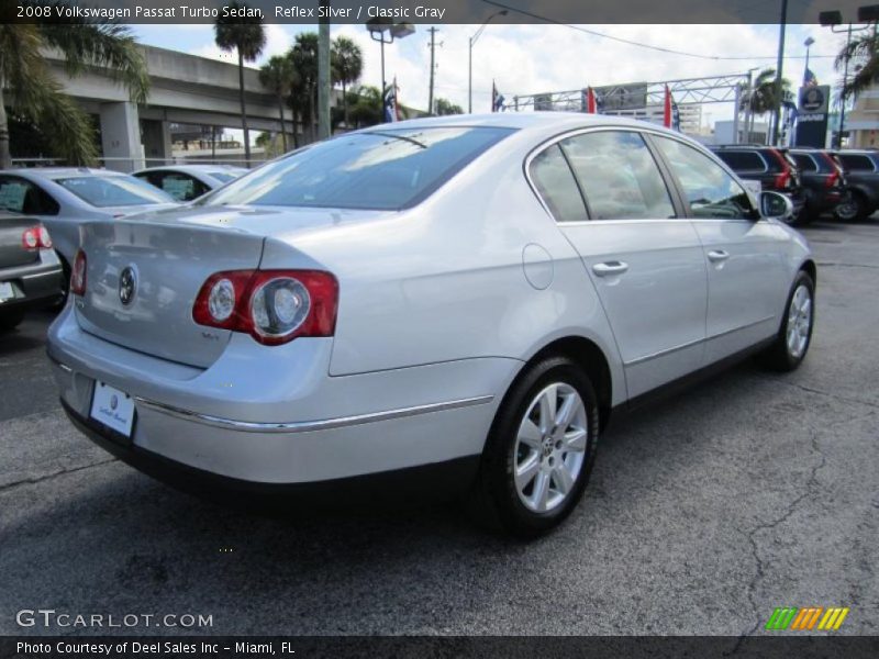 Reflex Silver / Classic Gray 2008 Volkswagen Passat Turbo Sedan