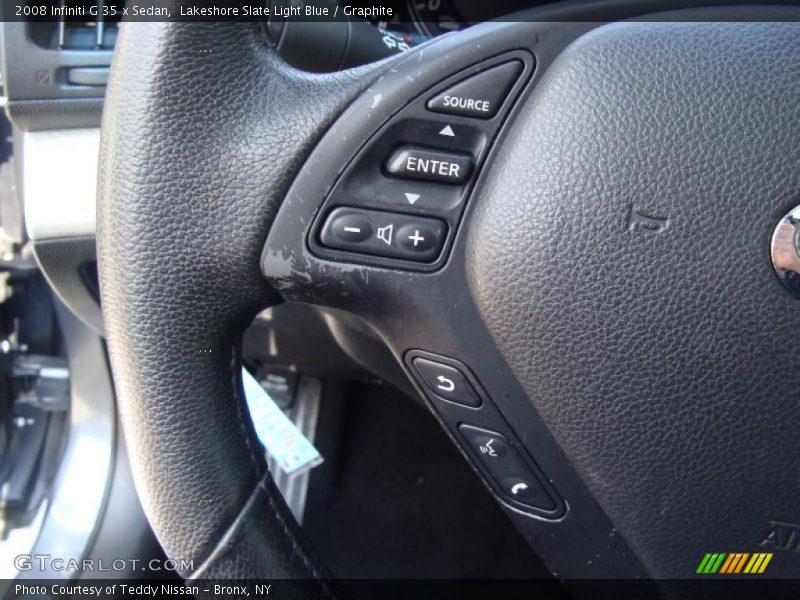 Lakeshore Slate Light Blue / Graphite 2008 Infiniti G 35 x Sedan