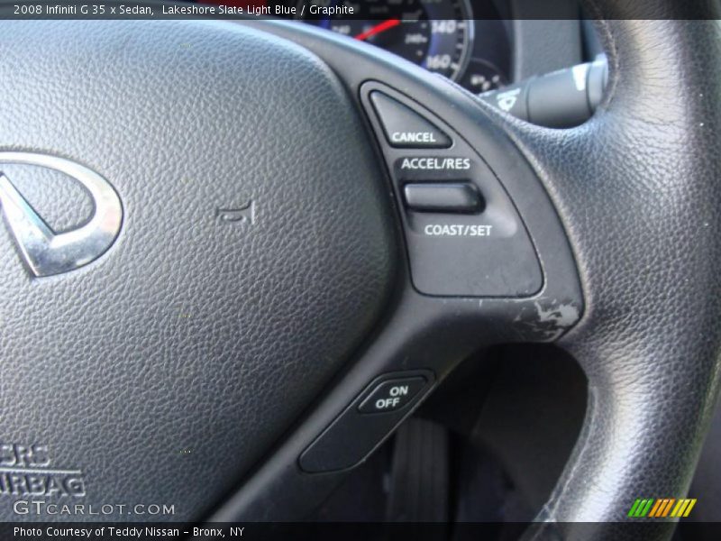 Lakeshore Slate Light Blue / Graphite 2008 Infiniti G 35 x Sedan