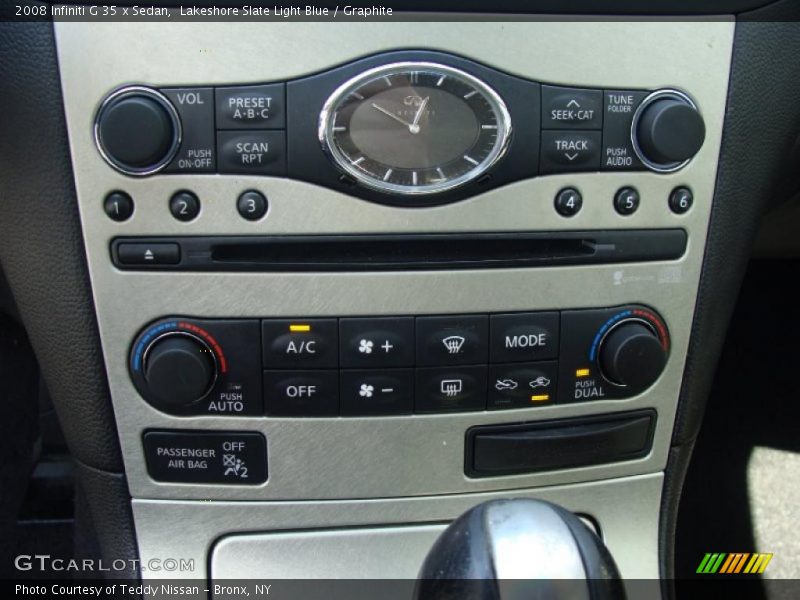 Lakeshore Slate Light Blue / Graphite 2008 Infiniti G 35 x Sedan