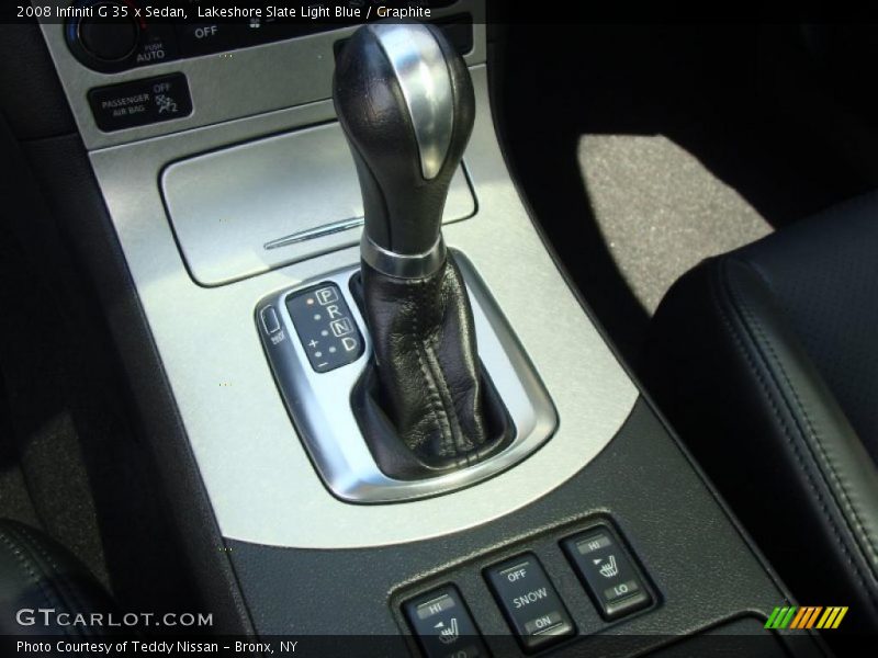 Lakeshore Slate Light Blue / Graphite 2008 Infiniti G 35 x Sedan