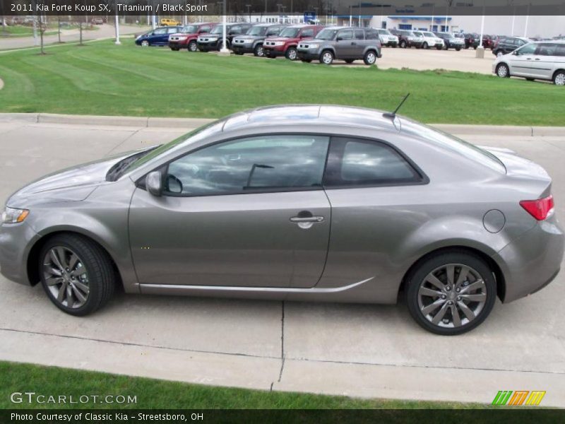 Titanium / Black Sport 2011 Kia Forte Koup SX