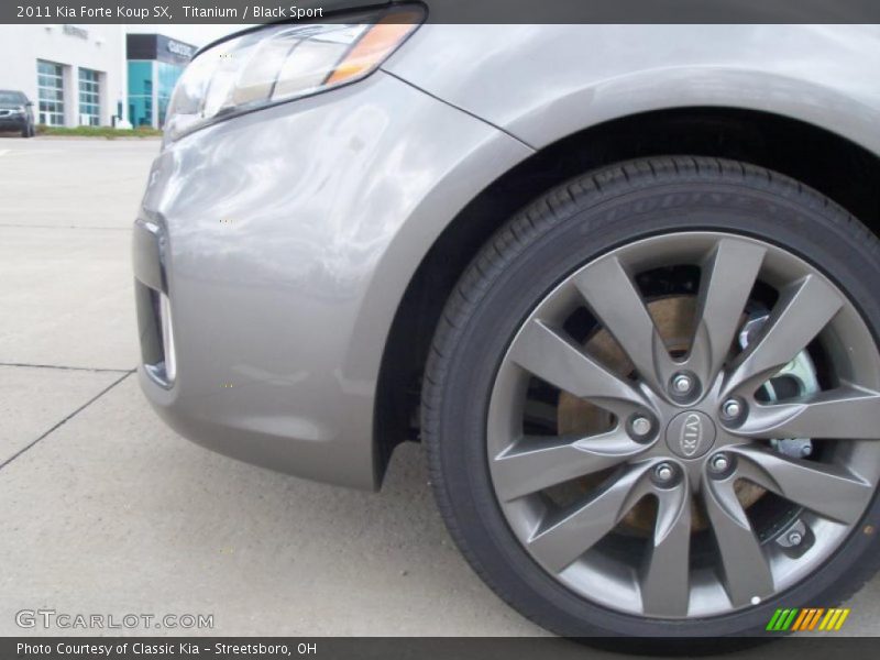 Titanium / Black Sport 2011 Kia Forte Koup SX