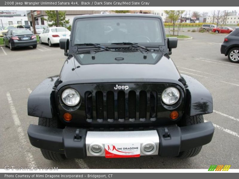 Black / Dark Slate Gray/Med Slate Gray 2008 Jeep Wrangler Unlimited Sahara 4x4