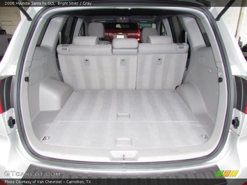 Bright Silver / Gray 2008 Hyundai Santa Fe GLS