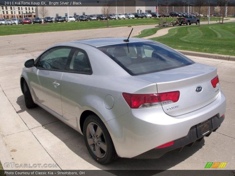 Bright Silver / Black 2011 Kia Forte Koup EX