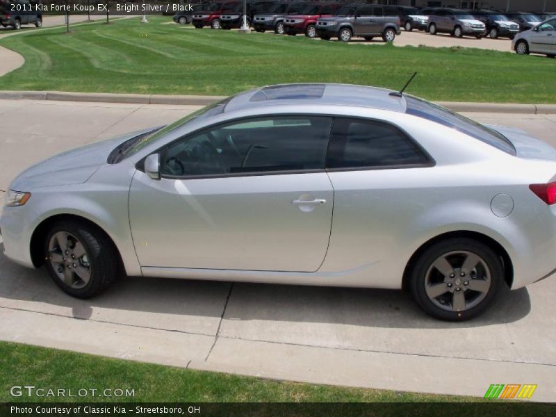 Bright Silver / Black 2011 Kia Forte Koup EX