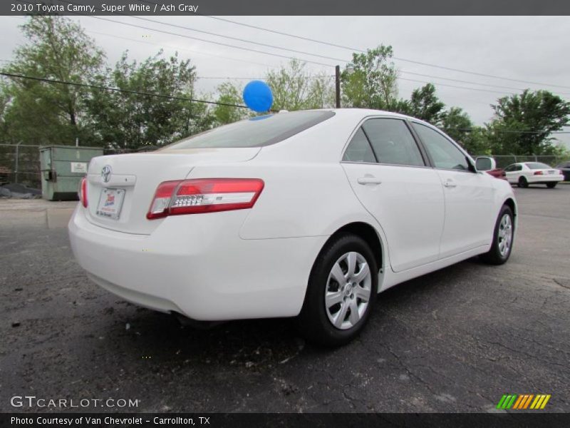 Super White / Ash Gray 2010 Toyota Camry