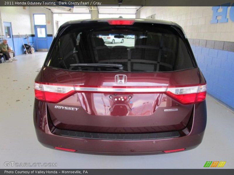 Dark Cherry Pearl / Gray 2011 Honda Odyssey Touring