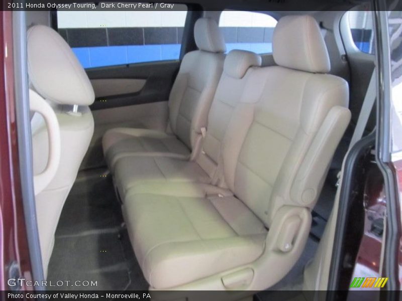Dark Cherry Pearl / Gray 2011 Honda Odyssey Touring