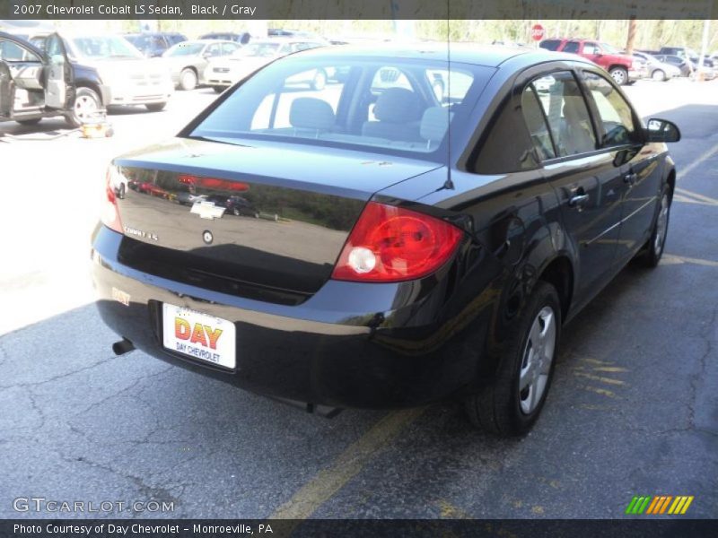 Black / Gray 2007 Chevrolet Cobalt LS Sedan