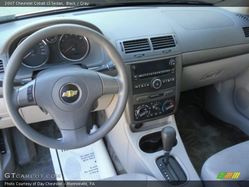 Black / Gray 2007 Chevrolet Cobalt LS Sedan